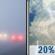 Patchy Fog then Slight Chance T-storms