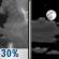 Chance T-storms then Partly Cloudy